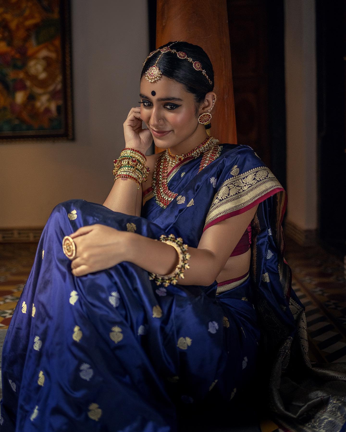 Priya-Prakash-Varrier-Photos-in-Saree-6