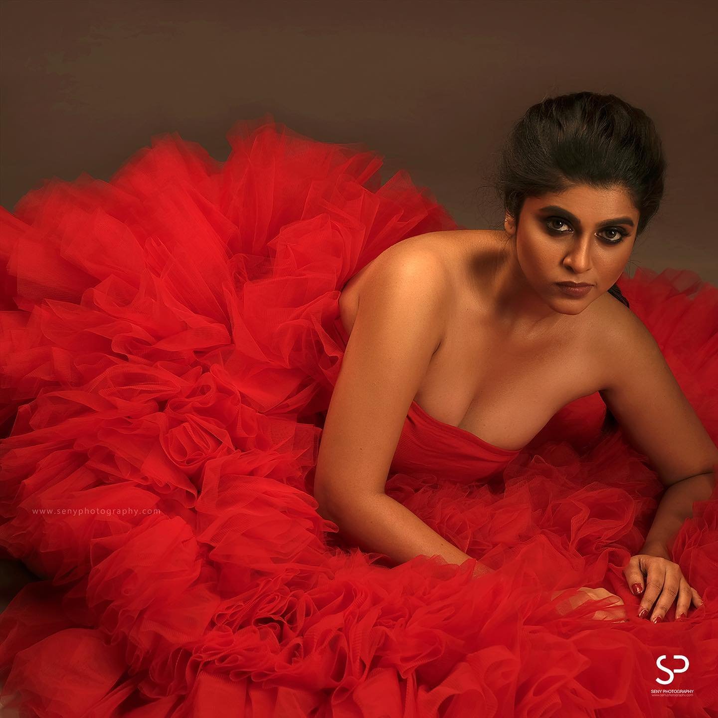 Rasna-Pavithran-in-Red-Dress-4