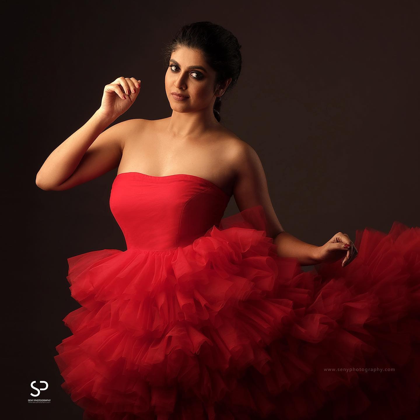 Rasna-Pavithran-in-Red-Dress-5