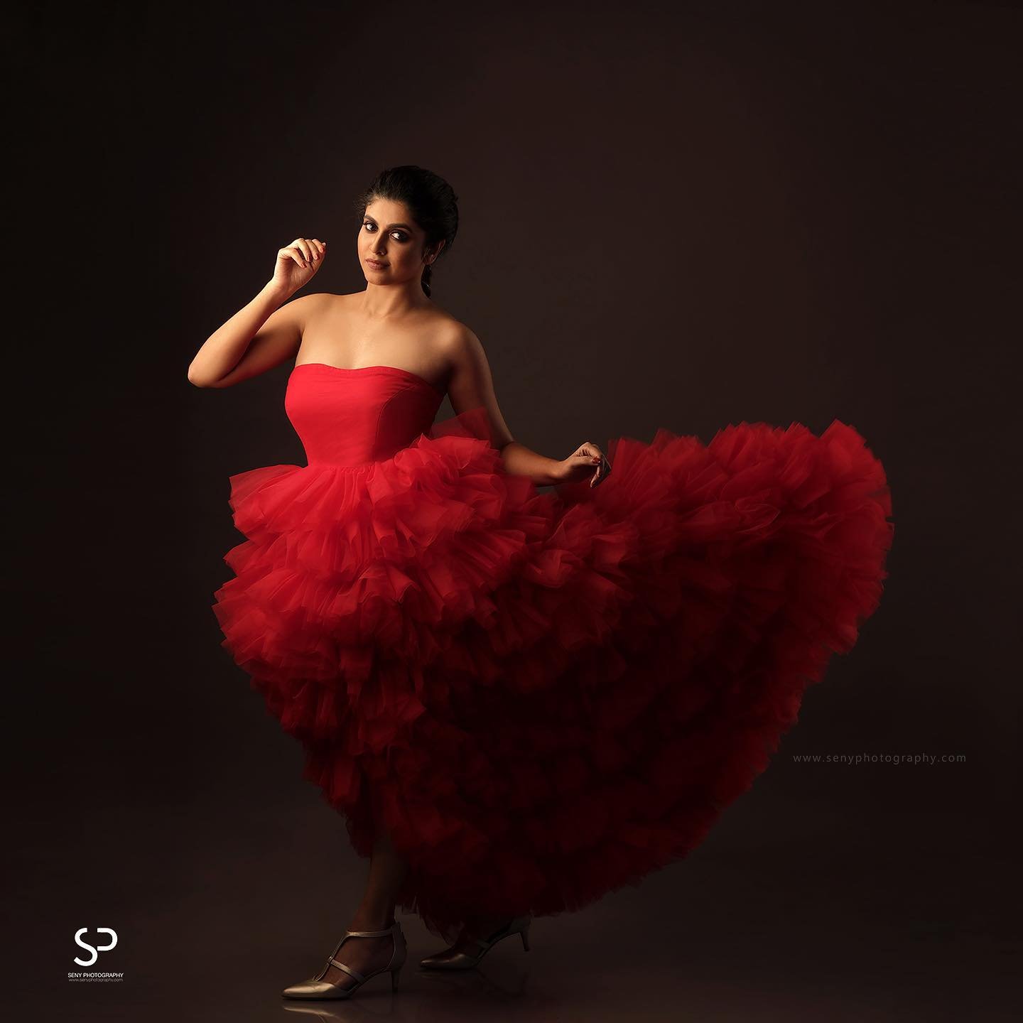 Rasna-Pavithran-in-Red-Dress-7