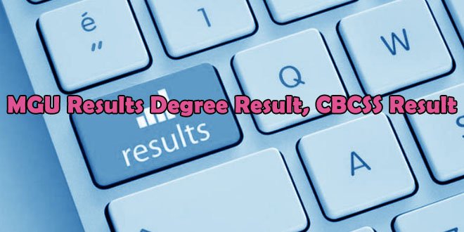 MGU Results degree result