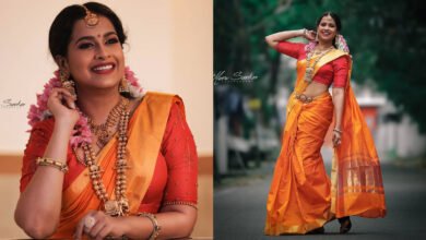 Sadhika Venugopal Latest Viral Photoshoot in Saree