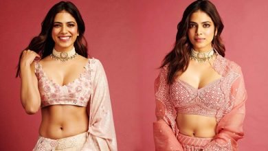 Malavika Mohanan In Pink Lehenga