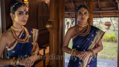Priya Prakash Varrier Photos in Saree
