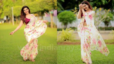 Malayalam Actress Honey Rose Photos in Saree